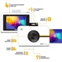 Kodak RODITC20W Cámara Digital Instantánea STEP Touch 13MP Impresora Bluetooth Pantalla Táctil LCD 3.5" Fotos 2"x3" Blanca
